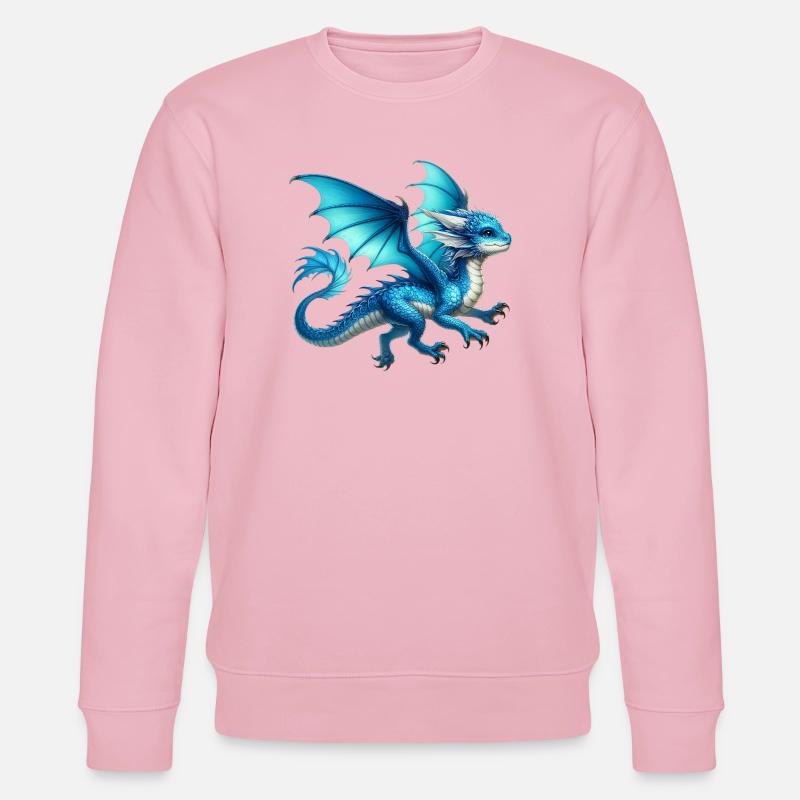 Drache - Stanley/Stella Unisex Bio-Sweatshirt CHANGER  - Hellrosa