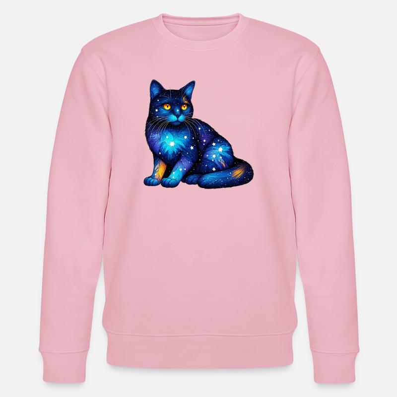 Chat - Sweat bio CHANGER Stanley/Stella Unisexe - rose pâle