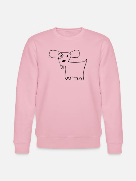 02 Doggie Shorts - Stanley/Stella CHANGER Unisex Organic Sweatshirt - cotton pink