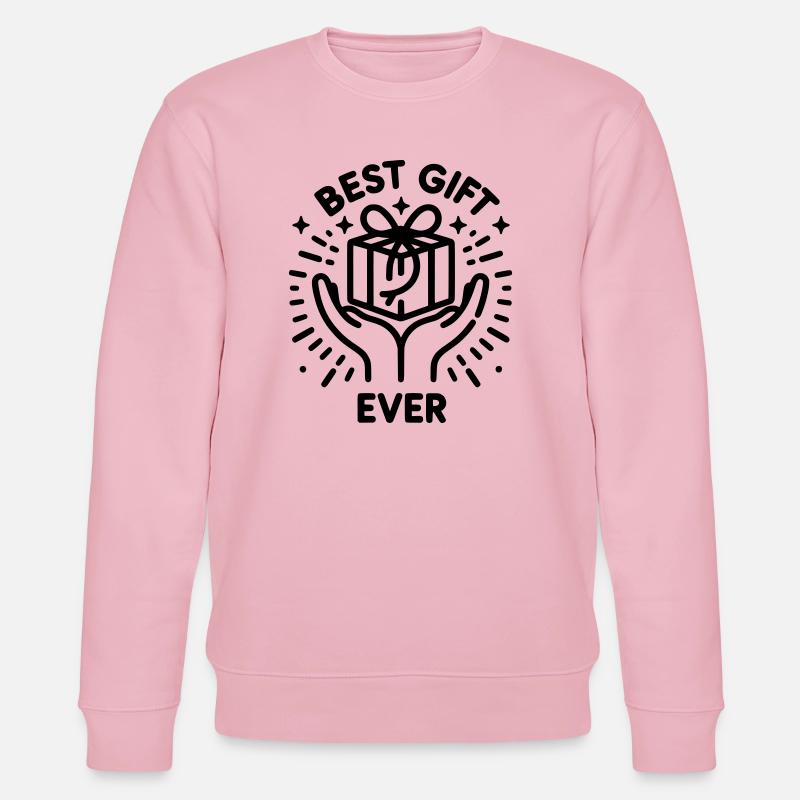 Best Gift Ever - Timeless Edition - Stanley/Stella Unisex Bio-Sweatshirt CHANGER  - Hellrosa