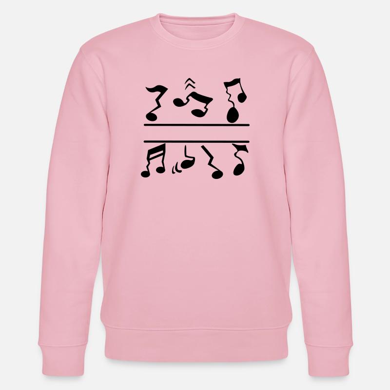 Falsche Noten - Stanley/Stella Unisex Bio-Sweatshirt CHANGER  - Hellrosa