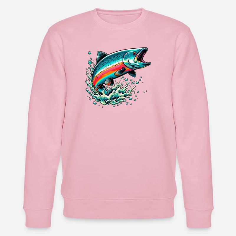 Lachs - Stanley/Stella Unisex Bio-Sweatshirt CHANGER  - Hellrosa