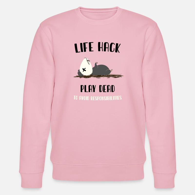 Life Hack - Stanley/Stella Unisex Bio-Sweatshirt CHANGER  - Hellrosa