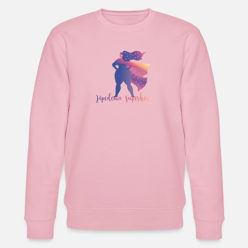 Lipedema Superhero - Stanley/Stella Unisex Bio-Sweatshirt CHANGER  - Hellrosa