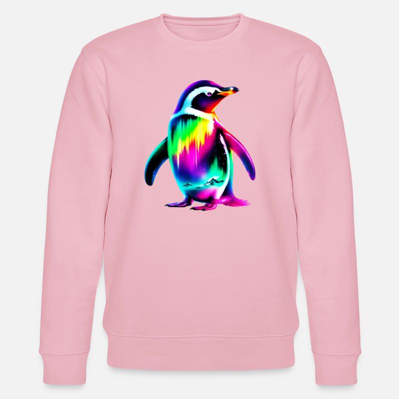Pinguin - Stanley/Stella Unisex Bio-Sweatshirt CHANGER - Hellrosa