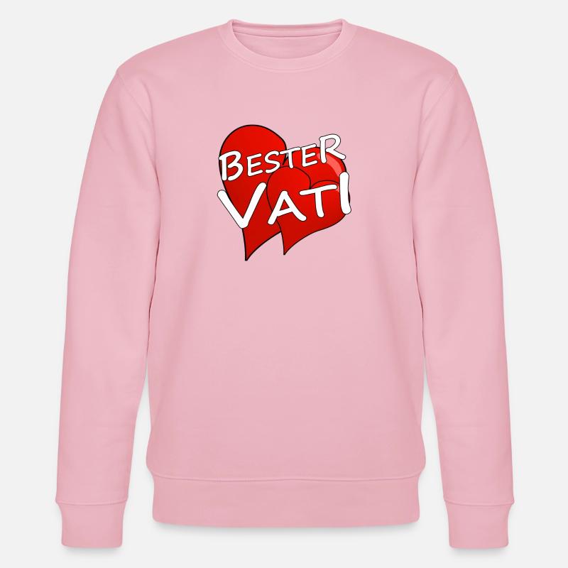 BESTER VATI - Stanley/Stella Unisex Bio-Sweatshirt CHANGER  - Hellrosa