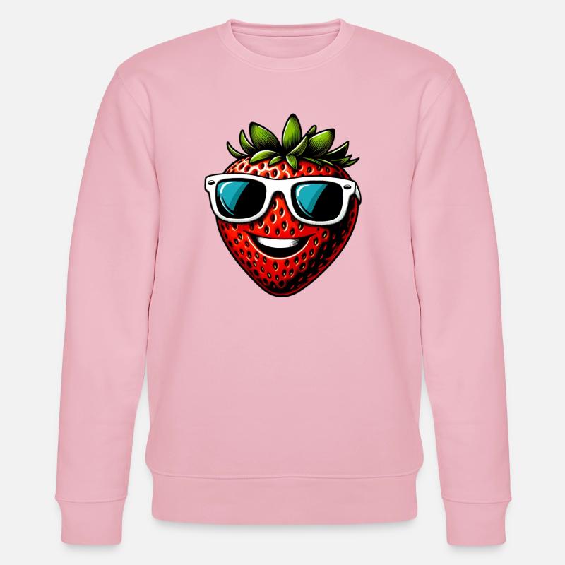 Erdbeeren Erdbeeren - Stanley/Stella Unisex Bio-Sweatshirt CHANGER  - Hellrosa