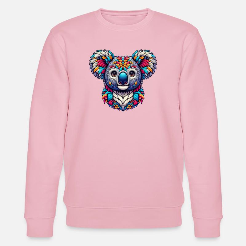 Koala - Stanley/Stella Unisex Bio-Sweatshirt CHANGER  - Hellrosa