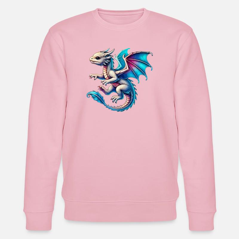 Dragon - Sweat bio CHANGER Stanley/Stella Unisexe - rose pâle