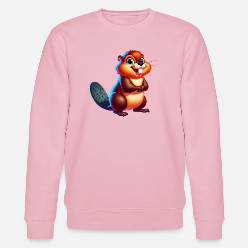 Bieber - Stanley/Stella Unisex Bio-Sweatshirt CHANGER  - Hellrosa