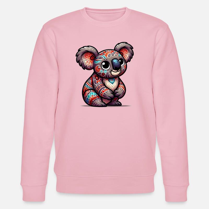 Koala - Sweat bio CHANGER Stanley/Stella Unisexe - rose pâle
