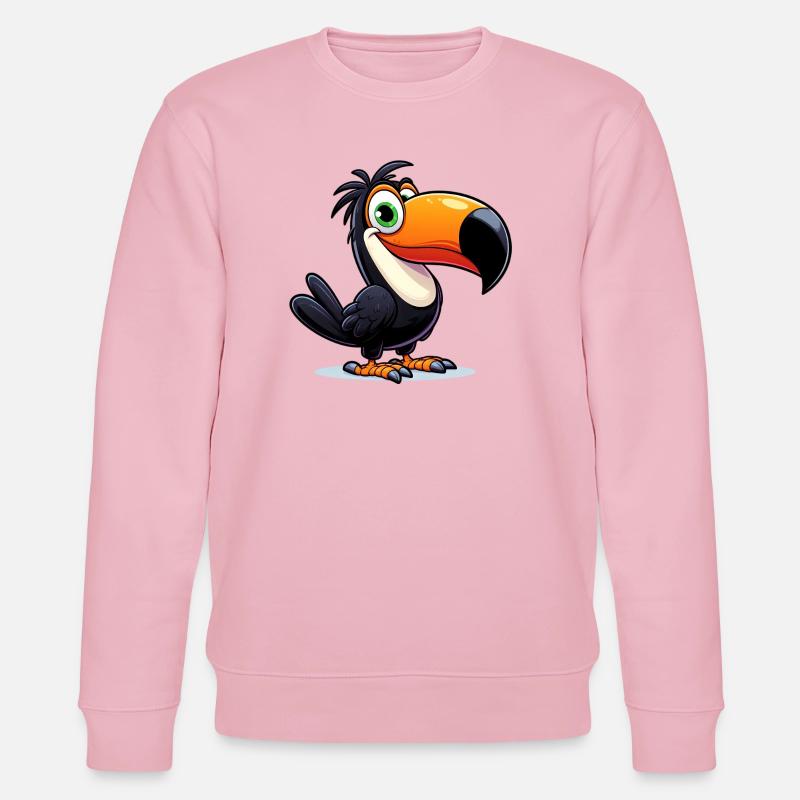 Toucan - Stanley/Stella CHANGER Unisex Organic Sweatshirt - cotton pink