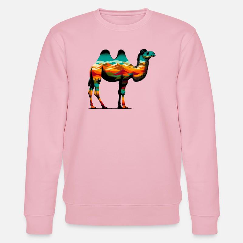 Kamel - Stanley/Stella Unisex Bio-Sweatshirt CHANGER  - Hellrosa