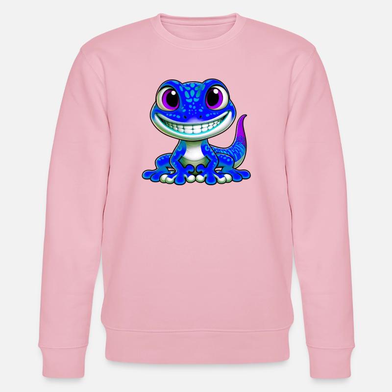 Gecko - Stanley/Stella Unisex Bio-Sweatshirt CHANGER  - Hellrosa