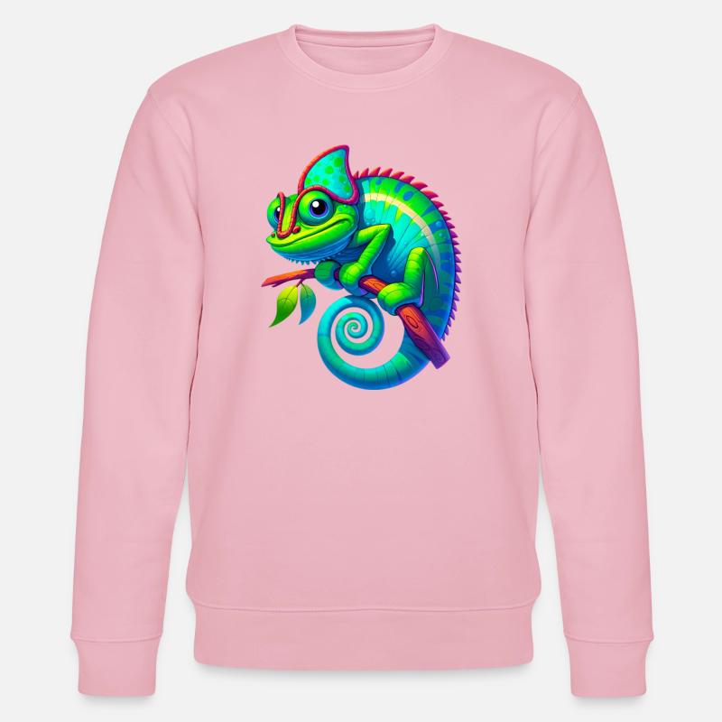 Chamäleon - Stanley/Stella Unisex Bio-Sweatshirt CHANGER  - Hellrosa