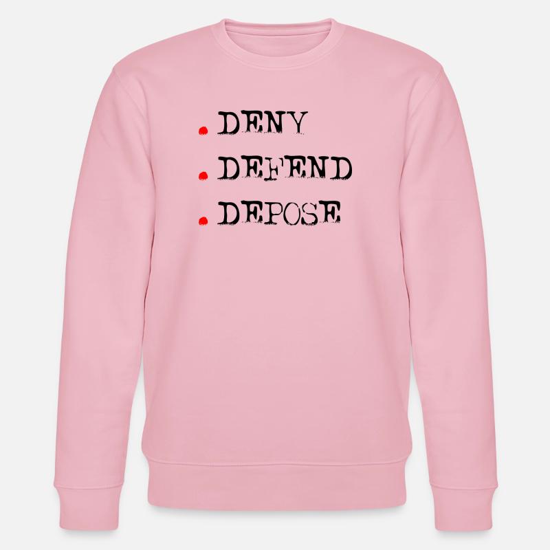 Deny Defend Depose - Stanley/Stella Unisex Bio-Sweatshirt CHANGER  - Hellrosa