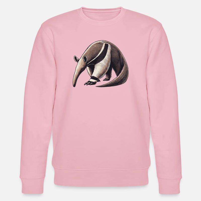 Fourmilier - Sweat bio CHANGER Stanley/Stella Unisexe - rose pâle