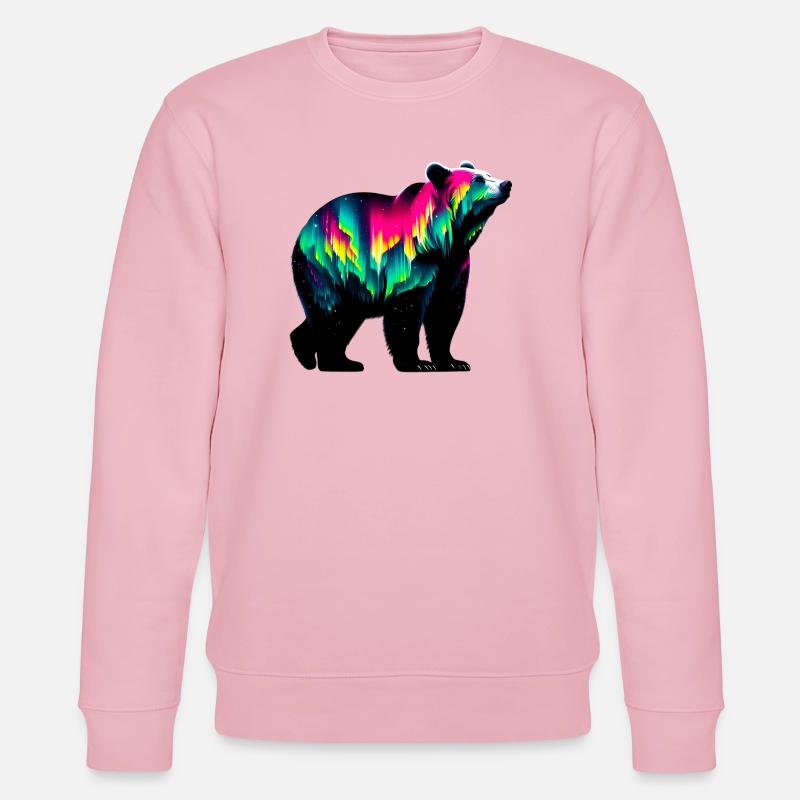 Bär - Stanley/Stella Unisex Bio-Sweatshirt CHANGER  - Hellrosa