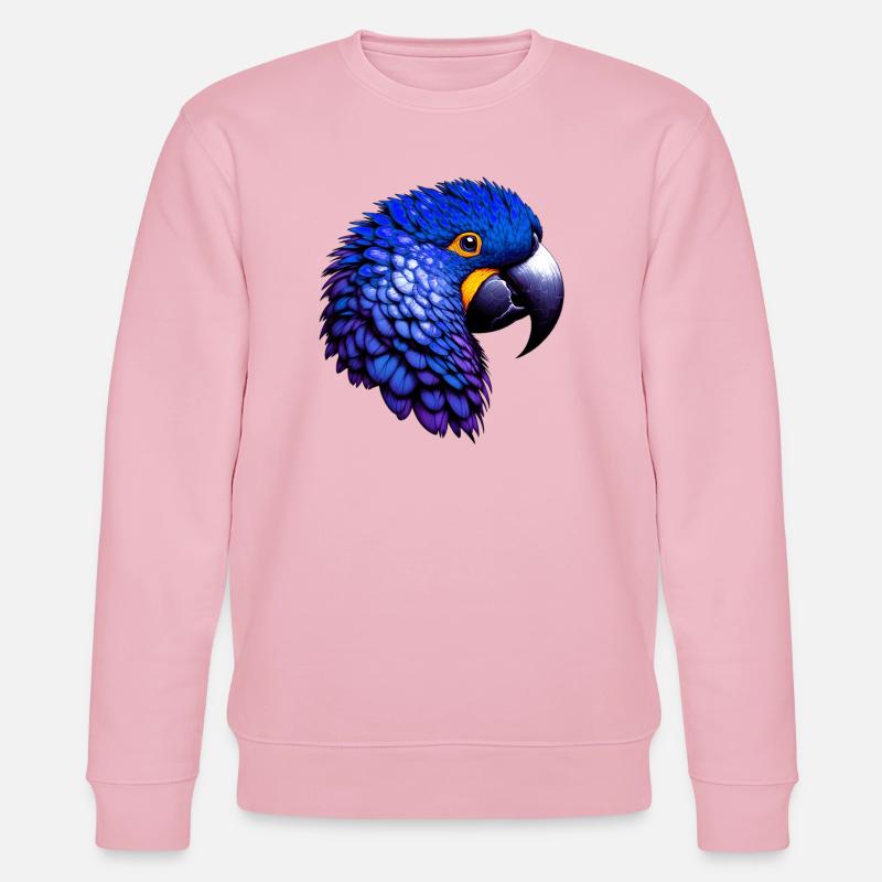 Papagei - Stanley/Stella Unisex Bio-Sweatshirt CHANGER  - Hellrosa