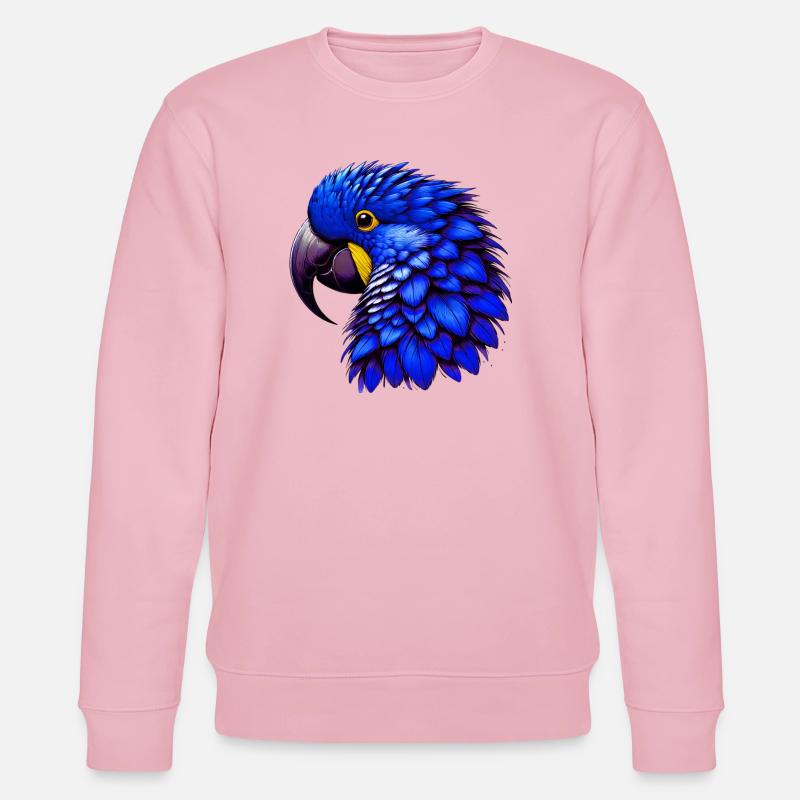 Papagei - Stanley/Stella Unisex Bio-Sweatshirt CHANGER  - Hellrosa