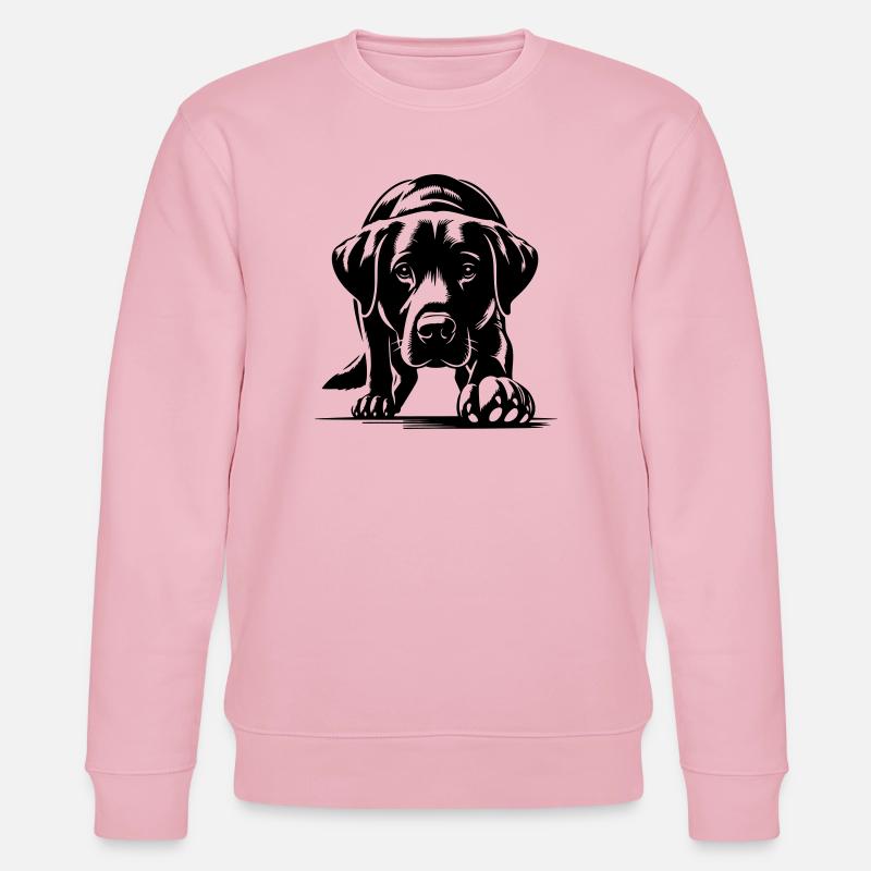 Labrador - Sweat bio CHANGER Stanley/Stella Unisexe - rose pâle