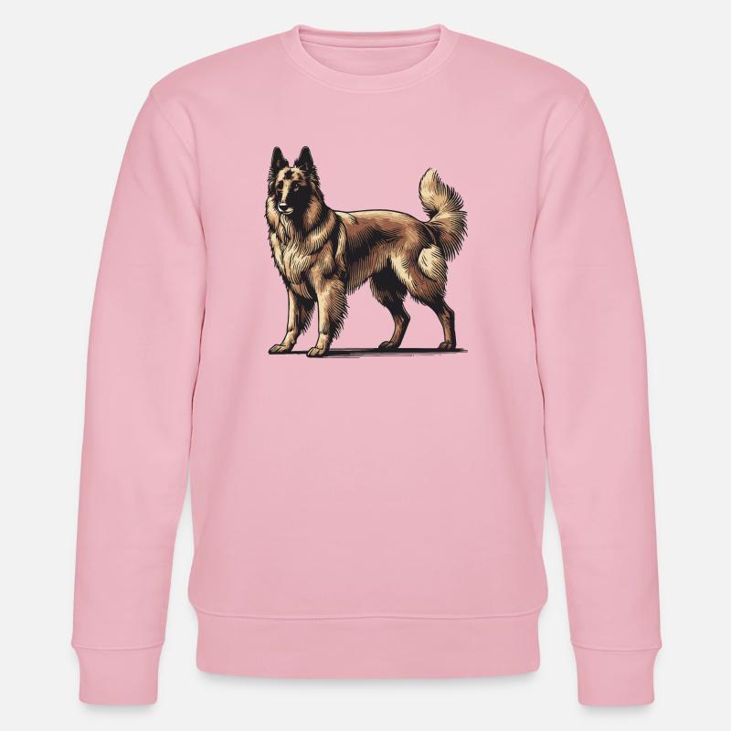 Schäferhund - Stanley/Stella Unisex Bio-Sweatshirt CHANGER  - Hellrosa