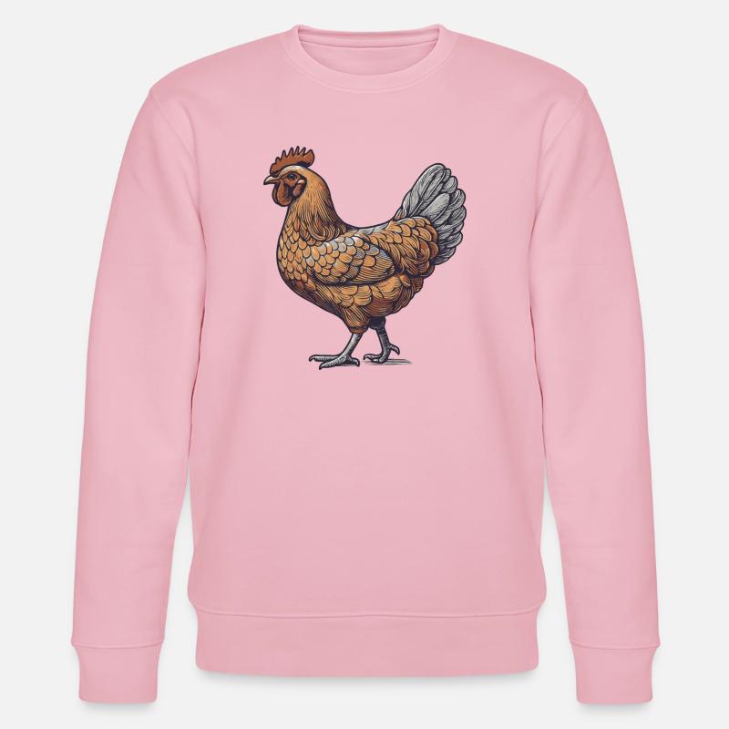 Coq - Sweat bio CHANGER Stanley/Stella Unisexe - rose pâle