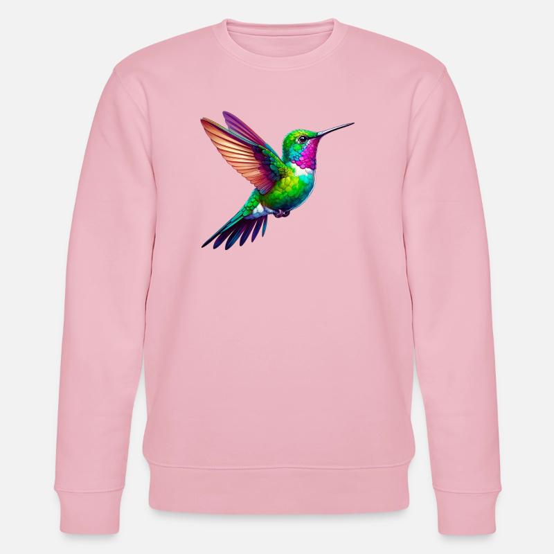 Kolibri - Stanley/Stella Unisex Bio-Sweatshirt CHANGER  - Hellrosa