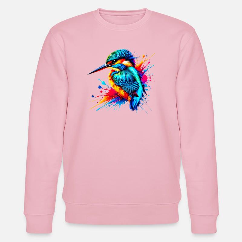 Isfugl - Stanley/Stella økologisk unisex-sweatshirt CHANGER - lys rosa