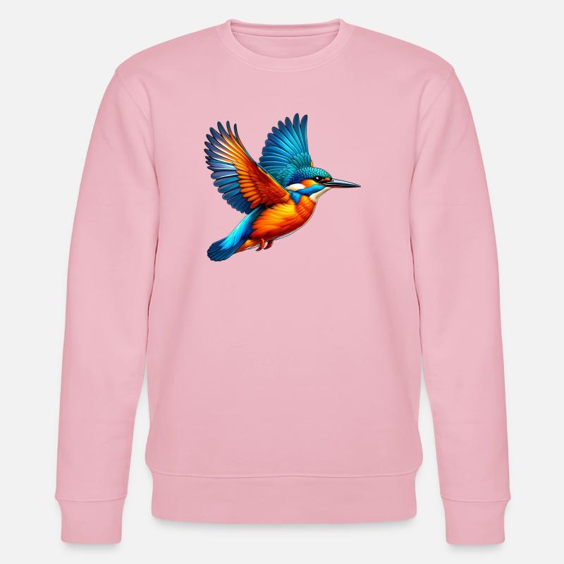 Eisvogel - Stanley/Stella Unisex Bio-Sweatshirt CHANGER  - Hellrosa
