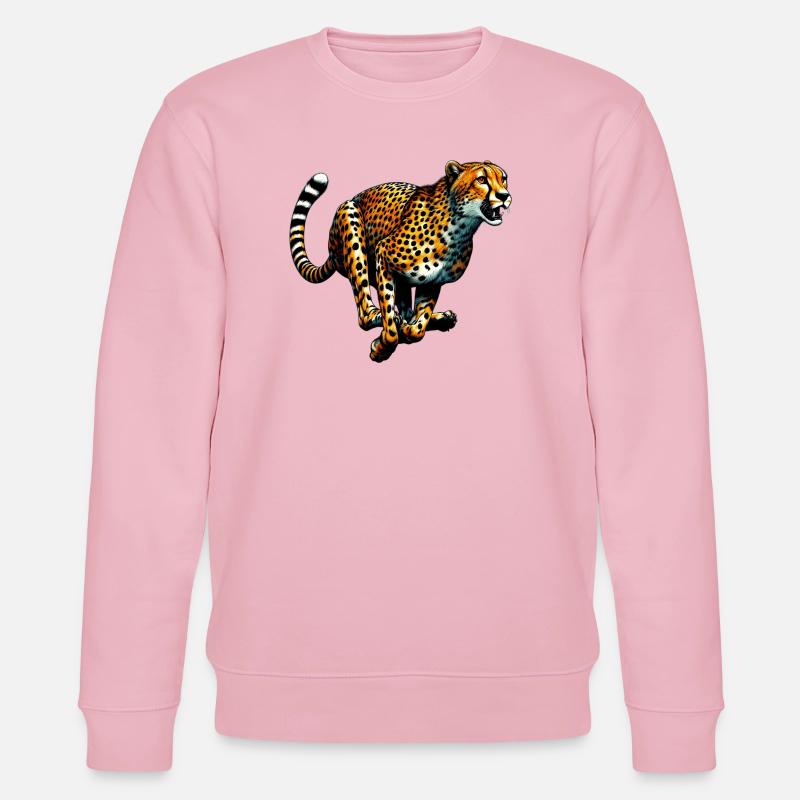 Guépard - Sweat bio CHANGER Stanley/Stella Unisexe - rose pâle