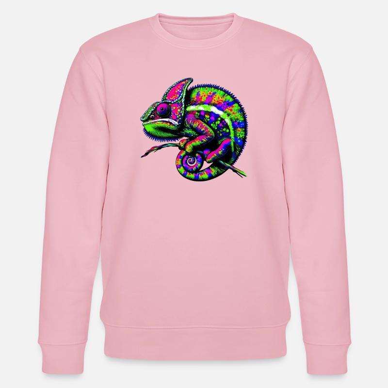 Chamäleon - Stanley/Stella Unisex Bio-Sweatshirt CHANGER  - Hellrosa