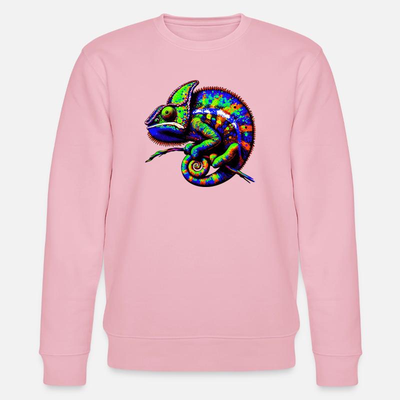Chamäleon - Stanley/Stella Unisex Bio-Sweatshirt CHANGER  - Hellrosa