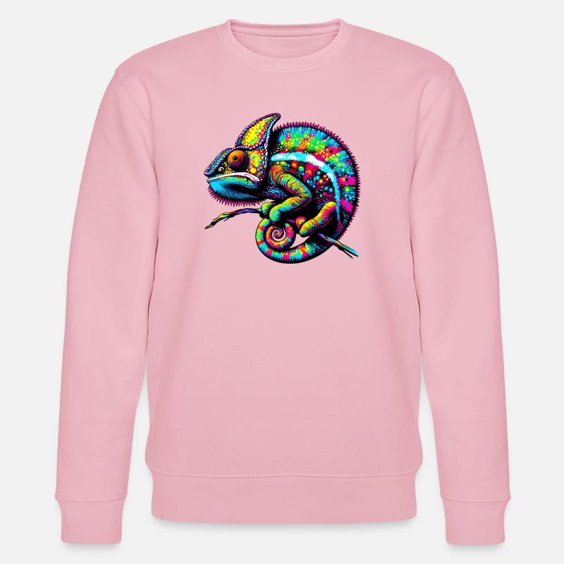 Chamäleon - Stanley/Stella Unisex Bio-Sweatshirt CHANGER  - Hellrosa