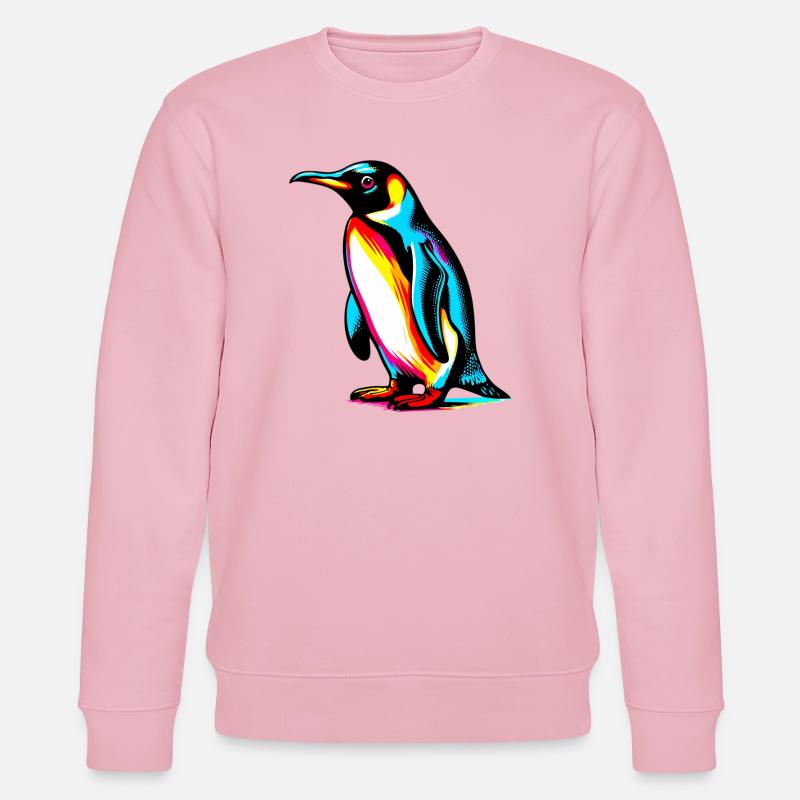Pingouin - Sweat bio CHANGER Stanley/Stella Unisexe - rose pâle
