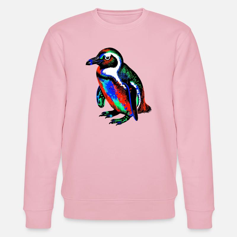 Pinguin - Stanley/Stella Unisex Bio-Sweatshirt CHANGER - Hellrosa