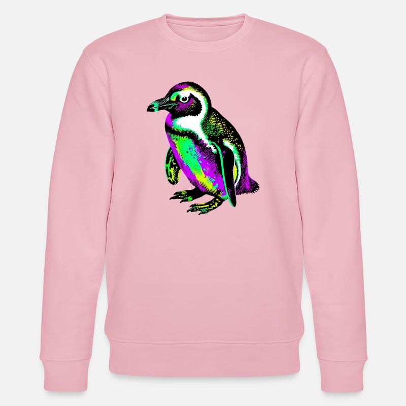 Pinguin - Stanley/Stella Unisex Bio-Sweatshirt CHANGER - Hellrosa