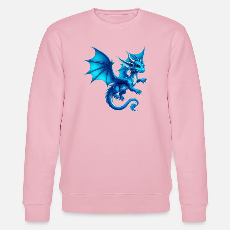 Drache - Stanley/Stella Unisex Bio-Sweatshirt CHANGER  - Hellrosa
