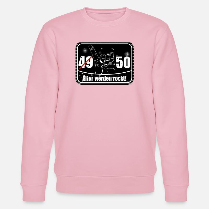 49/50 Alter rockt - Stanley/Stella Unisex Bio-Sweatshirt CHANGER  - Hellrosa