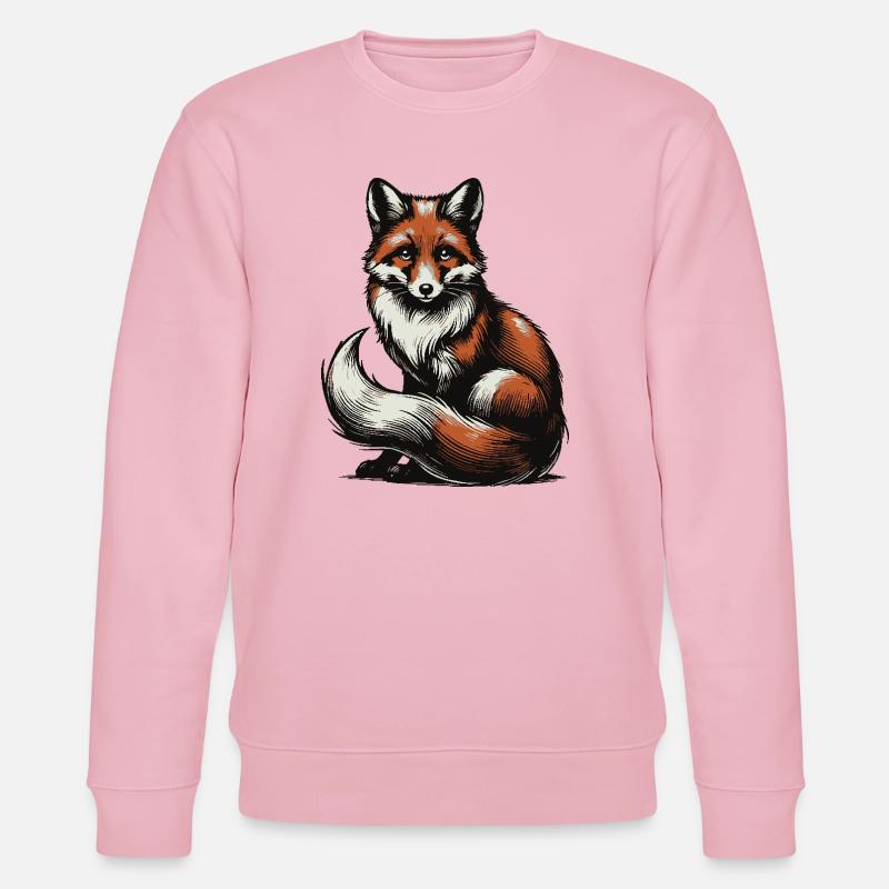 Renard - Sweat bio CHANGER Stanley/Stella Unisexe - rose pâle