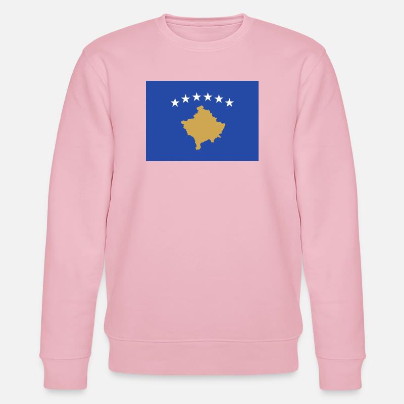 Kosovo - Stanley/Stella Unisex Bio-Sweatshirt CHANGER  - Hellrosa
