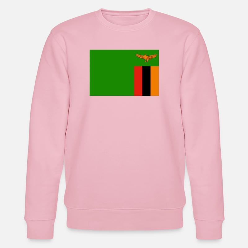 Sambia - Stanley/Stella Unisex Bio-Sweatshirt CHANGER  - Hellrosa