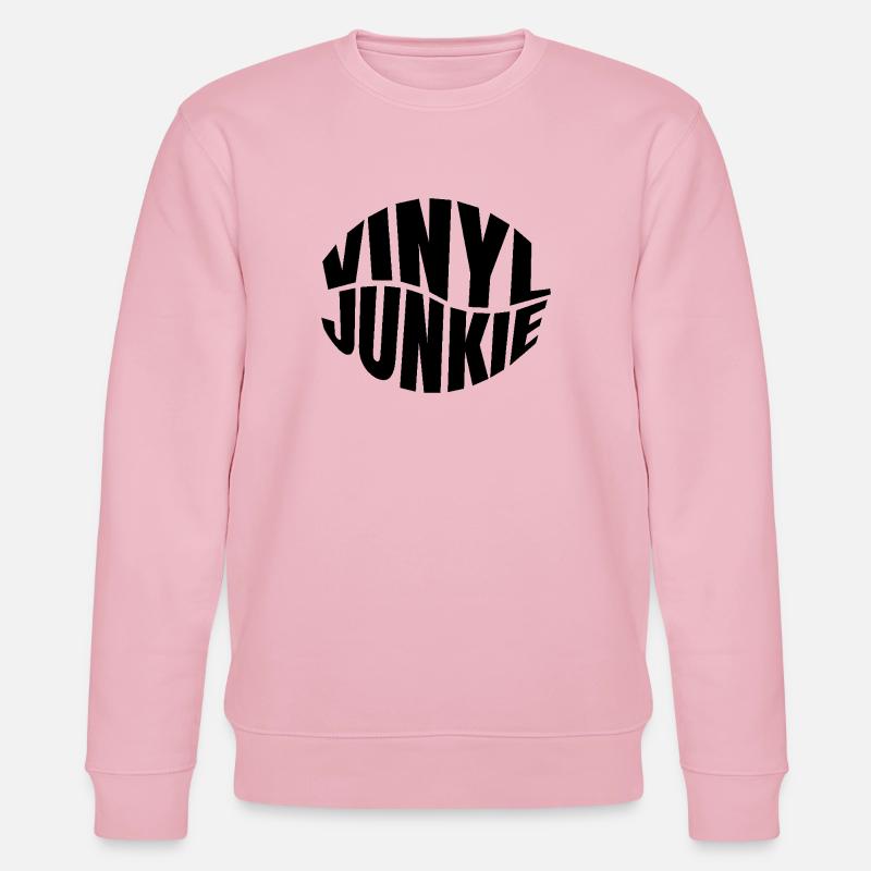 VINYL JUNKIE schwarz - Stanley/Stella Unisex Bio-Sweatshirt CHANGER - Hellrosa