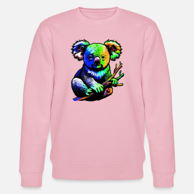 Koala - Stanley/Stella Unisex Bio-Sweatshirt CHANGER  - Hellrosa