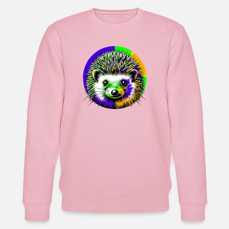 Igel - Stanley/Stella Unisex Bio-Sweatshirt CHANGER  - Hellrosa