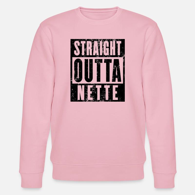 Nette, Ruhrgebiet, Ruhrpott, Dortmund Nette - Stanley/Stella Unisex Bio-Sweatshirt CHANGER  - Hellrosa