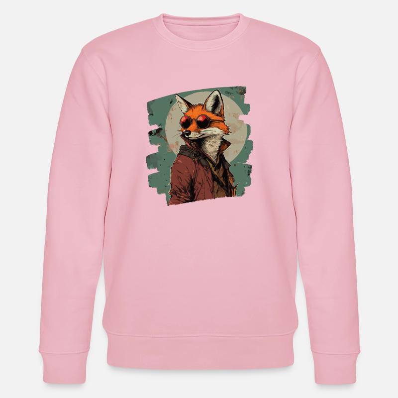 Fuchs - Stanley/Stella Unisex Bio-Sweatshirt CHANGER  - Hellrosa