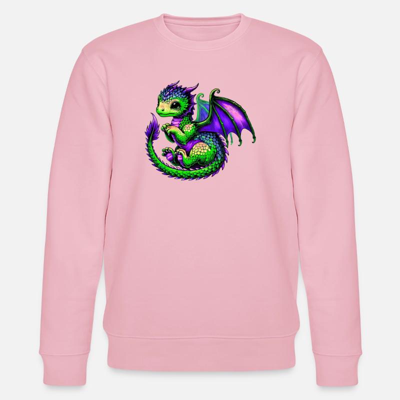 Dragon - Sweat bio CHANGER Stanley/Stella Unisexe - rose pâle