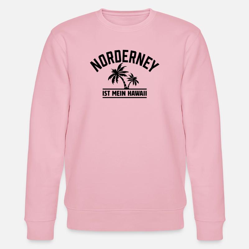 Norderney est mon Hawaï - Sweat bio CHANGER Stanley/Stella Unisexe - rose pâle