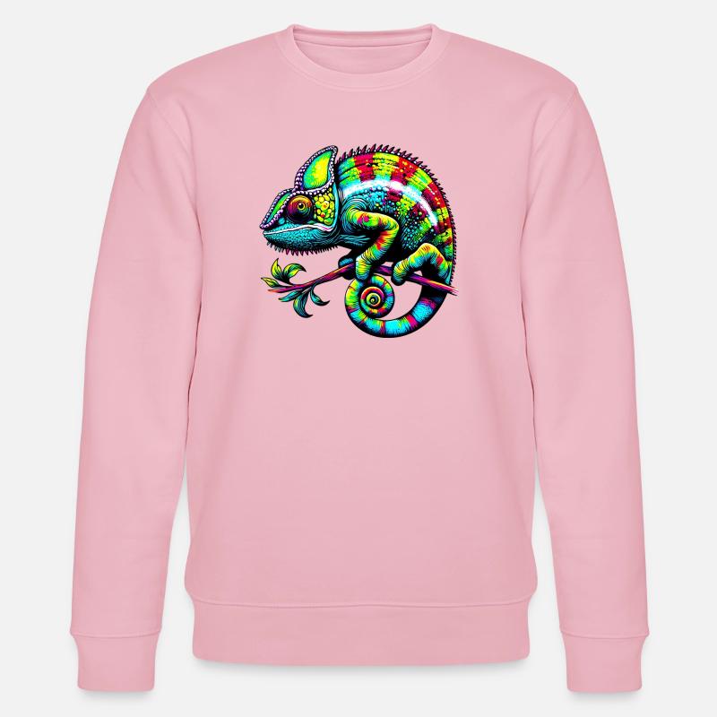 Chamäleon - Stanley/Stella Unisex Bio-Sweatshirt CHANGER  - Hellrosa
